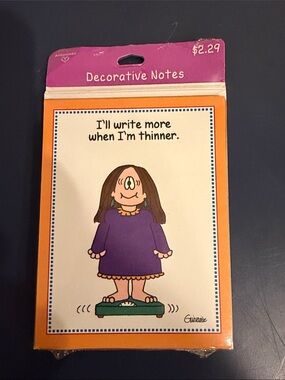 8 Kathy by Guisewite Hallmark Blank Nitecards